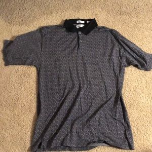 Black and Gray vintage polo